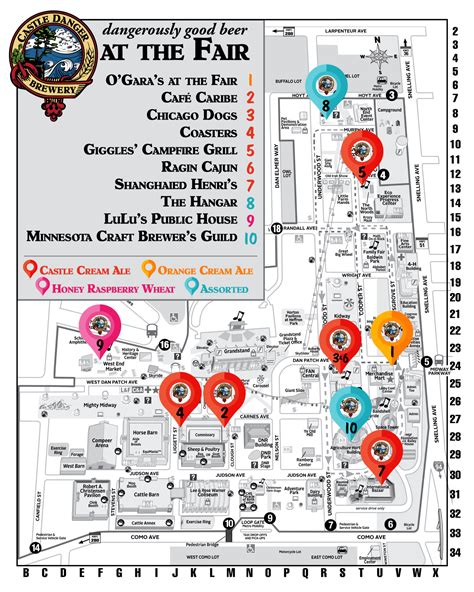 Minnesota State Fair Map