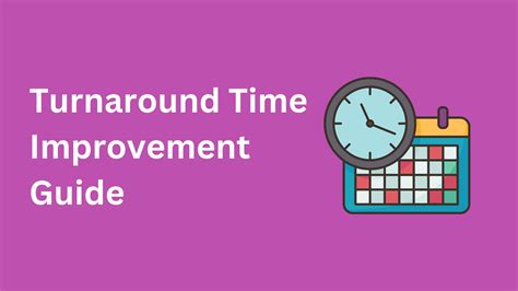 A Guide to Ace Your Turnaround Time Improvement | Jetdocs