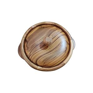 Buy 4square Wood Chapati Paratha Puri Box, Wooden Roti Box, Dabba ...