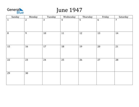 July 1947 - Roman Catholic Saints Calendar