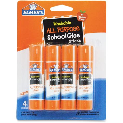 4pk .21oz Elmer's Glue Stick - Ready-Set-Start