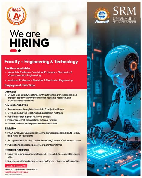 SRM University : Careers