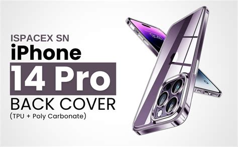 ISPACEX SN Original Ultra Hybrid Back Cover Case for iPhone 14 Pro, Buy ...