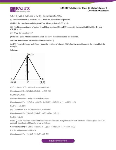 Class 10th Maths Chapter Coordinate Geometry 的图像结果