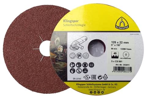 CS 561 Retail packs — Abrasive fibre disc for Steel, NF metals, Metals ...