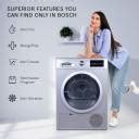 BOSCH 8 kg with 99.9% Dry Clothes Fully Automatic Condenser Tumble ...