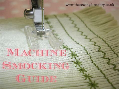 Image result for Machine Smocking Guide