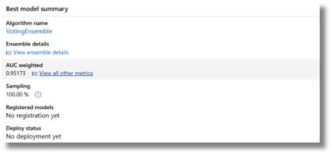 Aure Machine Learning Models 的图像结果