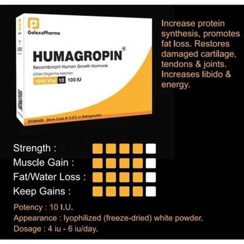 Anti Cancer Injection - 10IU Humagropin HGH Somatropin Injection ...
