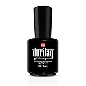 Buy duri Nail Polish, Durilaq Gel Effect Top Coat, Glossy, Fast Drying ...