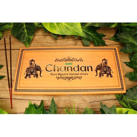 Giri - Chandan Agarbatti 30 Sticks | Sandal Incense Sticks | Udbatti ...