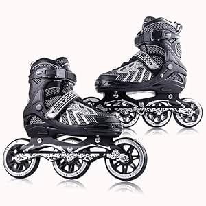 Wonder Digital 3 Wheel Inline Skates Skating Shoes for Boys and Girls ...