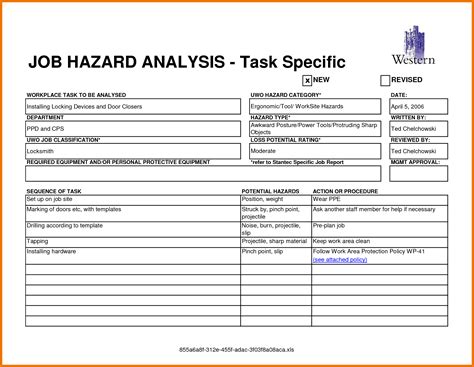 Job Safety Analysis - 17+ Examples, Word, Pages, PDF, Tips