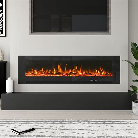 Deluxe Modern Electric Fireplace Insert with 9 Flame Colours – Smallbee UK