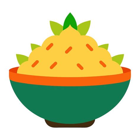 Indian food vector illustration isolated on a white background ...
