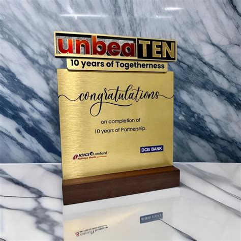 Long Service Awards | Trusted Trophy Manufacturer in Mumbai – RD Custom ...