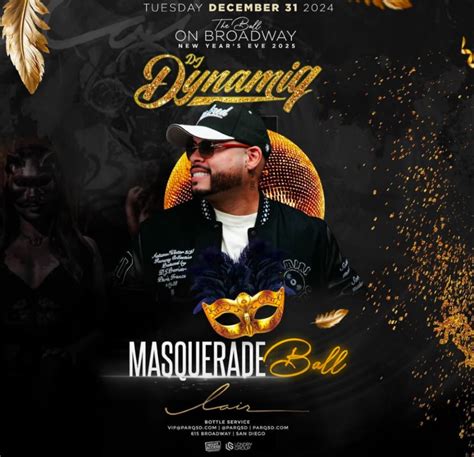 NYE 2025 The Ball On Broadway w/ Djdynamic ,Justin Credible ,Saber ...