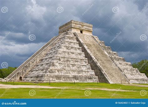 Mayan Architecture stock photo. Image of building, cloud - 5642402