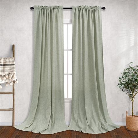Amazon.com: Sage Green Curtains 108 Inches Long for Living Room 2 ...