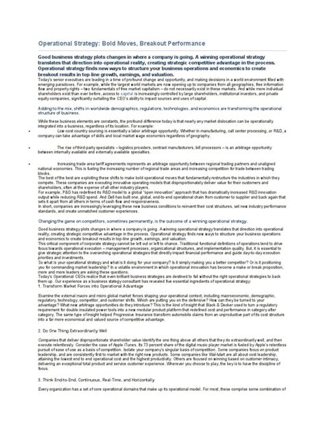 What Is Operational Strategy 的图像结果