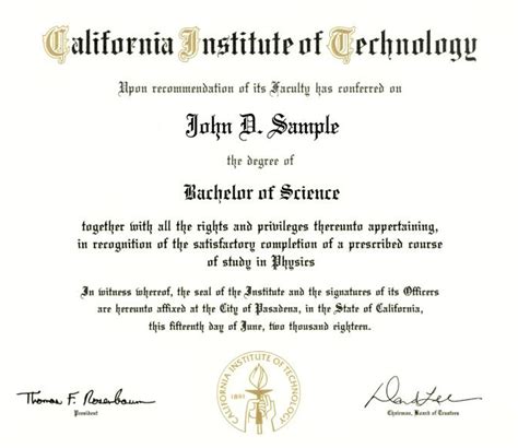 美国加州理工大学毕业证,假文凭制作样本美国文凭,高仿加州理工大学毕业证书原版毕业证书一致
