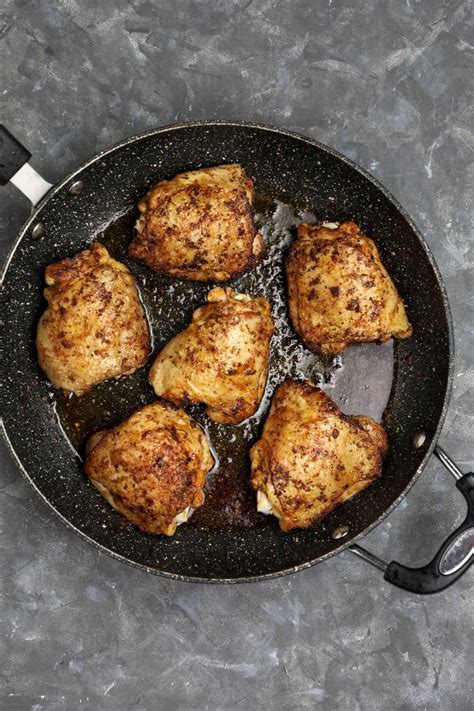 How To Pan Fry Chicken Thighs With Skin at Joan Hart blog