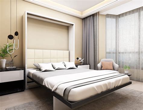 Cubit Home Double Wall Bed Foldable (Venge Wood) : Amazon.in: Home ...