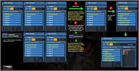 PSO2 S Grade Augment List 的图像结果