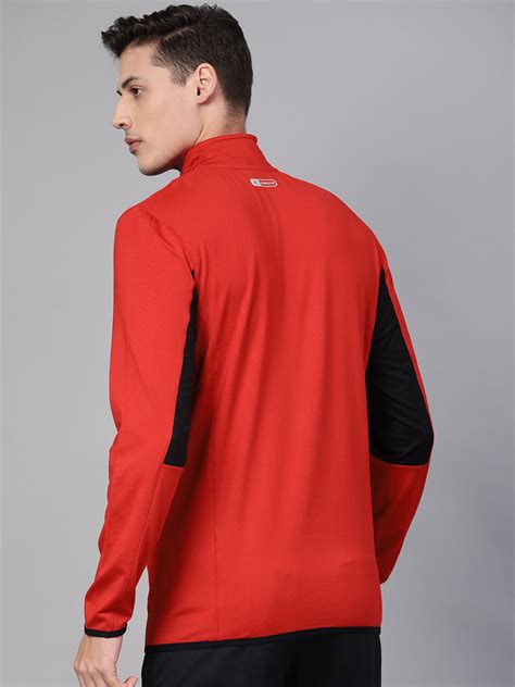Alcis Men Red Solid Training Sweatshirt MFTEAWT2422-S