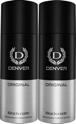 DENVER Original Black.code Deodorant Body Spray - For Men - Price in ...
