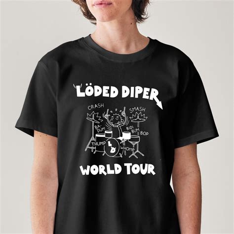 Loded Diper T-shirt, Loded Diper World Tour Shirt, Diary of a Wimpy Kid ...