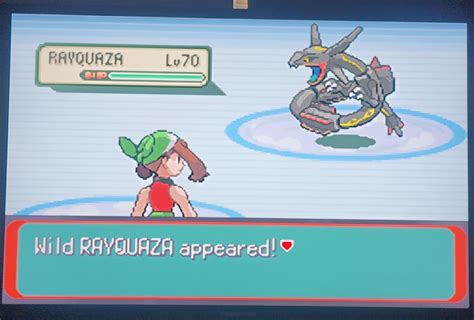 Pokemon Emerald Rayquaza Shiny