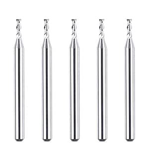 SpeTool 1/8 inches End Mill for Aluminum with 1/16 inch Cutting ...