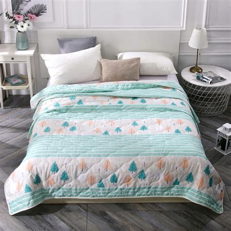 XEOVHV Clearance Summer Quilt Bedding Set, Lightweight Summer Quilt ...