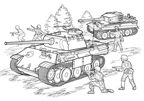Tanks coloring pages - 100 Free coloring pages for Boys