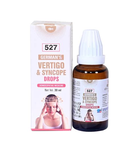 Buy German Homoeo Vertigo Drops 527 | 30ml Online at Low Prices in ...