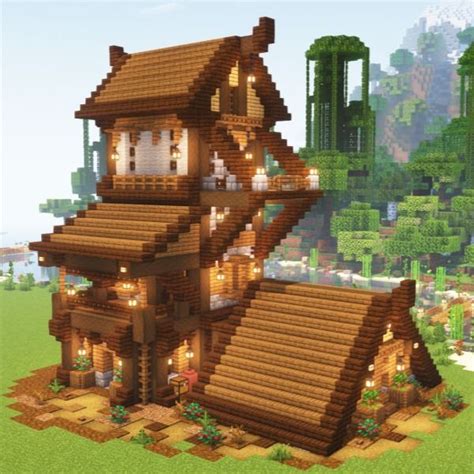 Image result for Minecraft Cottage House Tutorial Step by Step