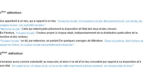 Definition of Local 的图像结果