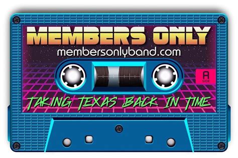 80s Costume Party with MEMBERS ONLY BAND, 511 S 8th St, Waco, TX, 13 ...
