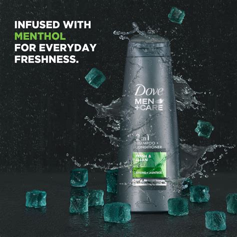 Dove Men+Care 2in1 Shampoo+Conditioner Combo, 340ml (Pack of 3)