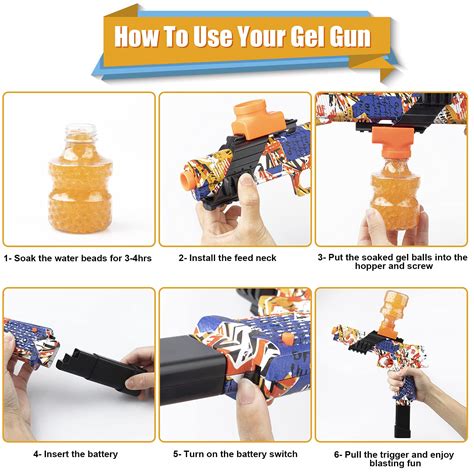 Gel Ball Blaster Automatic Gel Ball Gun With 11000 Gel | Desertcart INDIA