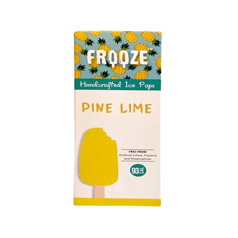 Frooze Ice Pops Pine Lime – Chennai Grocers