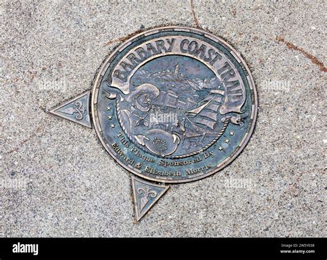 Barbary coast trail marker hi-res stock photography and images - Alamy