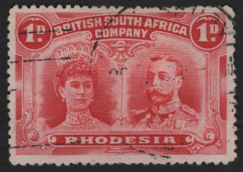 SCG9039 - Rhodesia 1d Red – British South Africa Company (King George ...