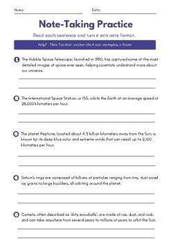 Image result for Note Taking Practice