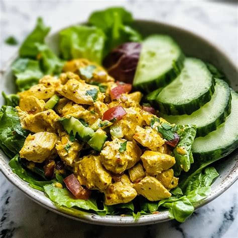 The Best Curry Chicken Salad Recipe - My Tasteful Recipes