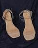 Buy Transparent/Nude Heeled Sandals for Women by Tao Paris Online ...