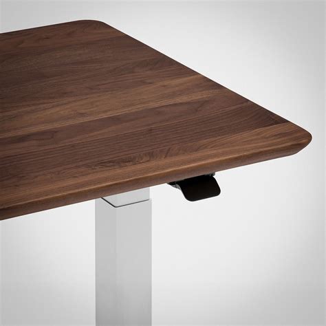 Model 304 | Solid American Walnut Wood Height Adjustable Desk (60"x30"