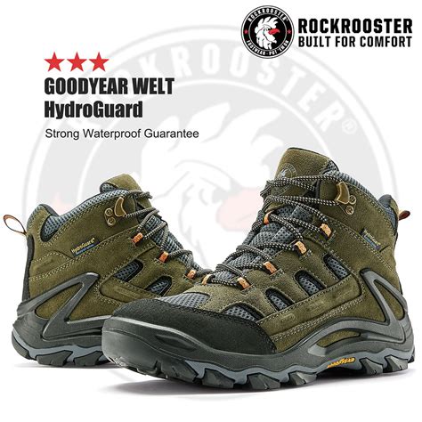 Buy ROCKROOSTER Newland Hiking boots 100% Water Proof Work Boots for ...