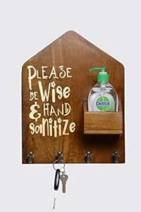 Shobha Kraft Global Wall Mounted Wooden Key Hanger, Mask Hanger ...
